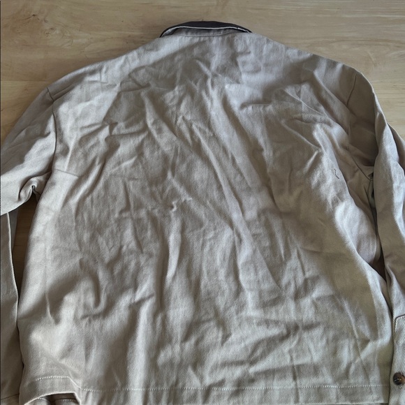 MANFINITY Tan Jacket with Dark Brown Collar - Picture 6 of 6